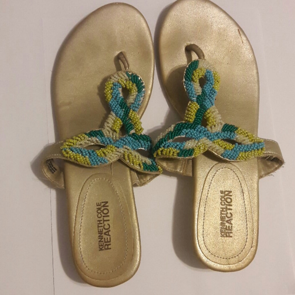 Kenneth Cole Reaction headed sandal/slipper sz 8.5
